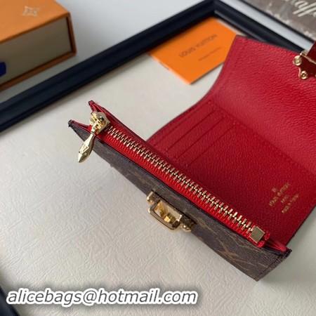 Famous Louis Vuitton CHERRYWOOD Wallet M64449 red