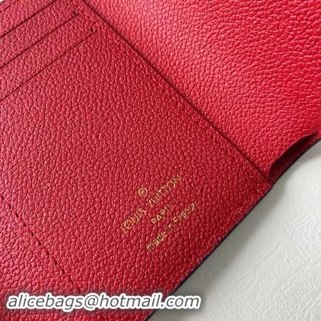 Famous Louis Vuitton CHERRYWOOD Wallet M64449 red