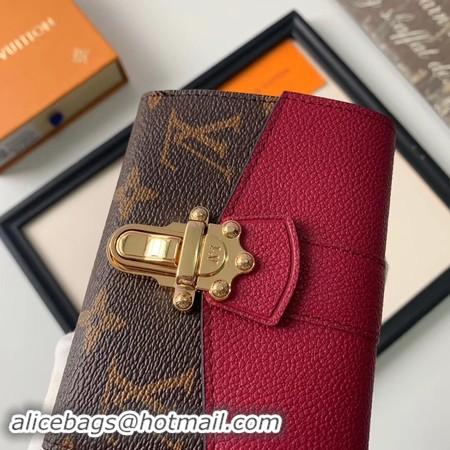 Classic Hot Louis Vuitton CHERRYWOOD Wallet M64449 purplish