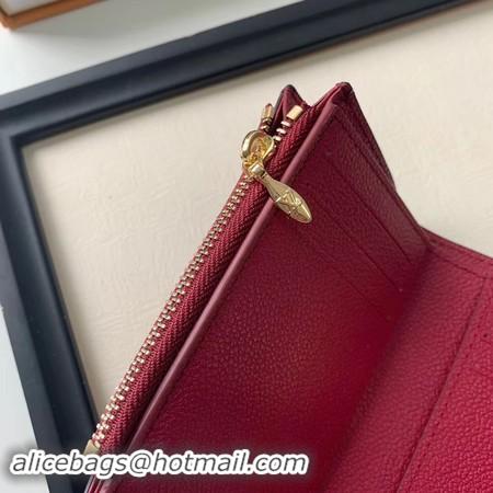 Classic Hot Louis Vuitton CHERRYWOOD Wallet M64449 purplish