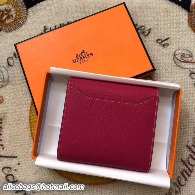 Trendy Design Hermes Constance Wallets espom leather H2297 red