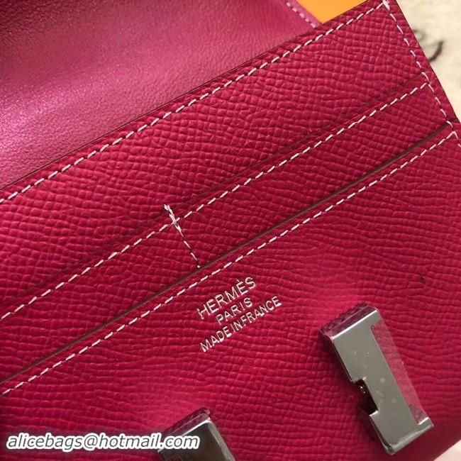 Trendy Design Hermes Constance Wallets espom leather H2297 red