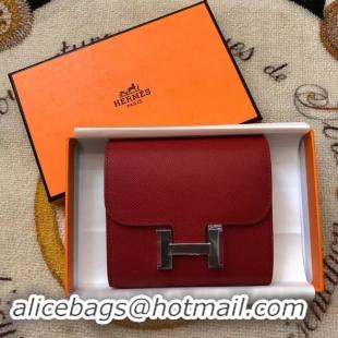 Popular Style Hermes Constance Wallets espom leather H2297 fuchsia