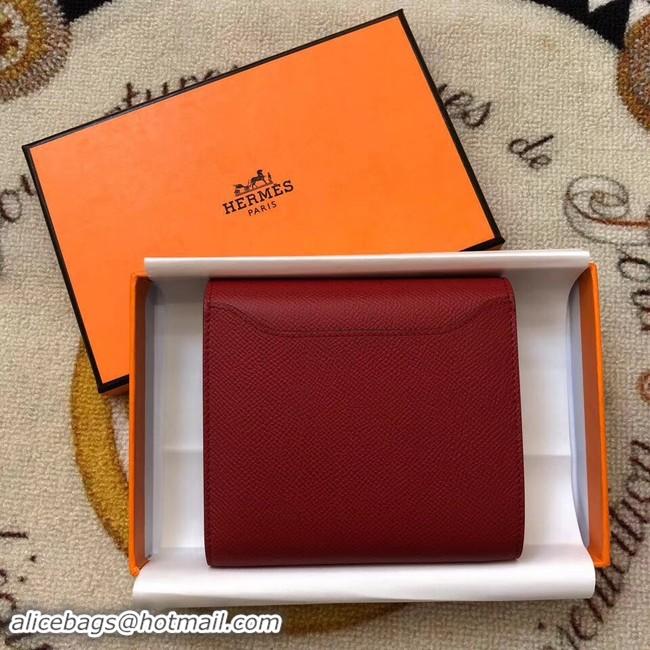 Popular Style Hermes Constance Wallets espom leather H2297 fuchsia