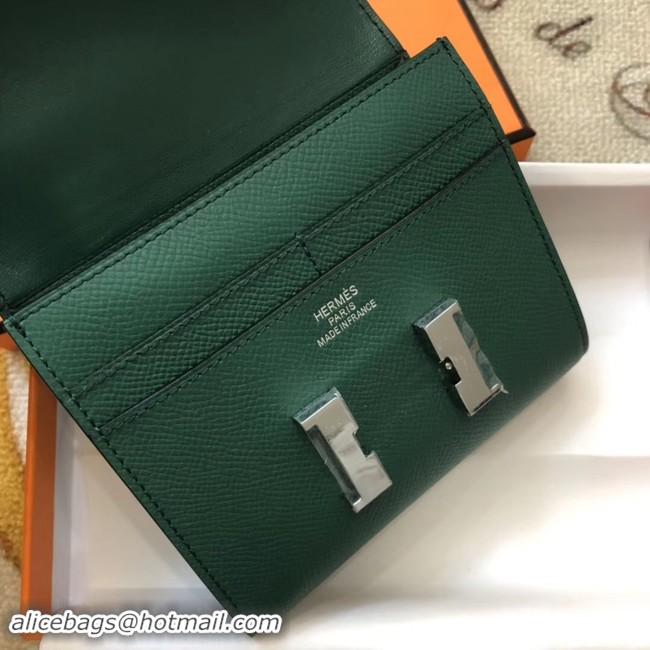 Hot Style Hermes Constance Wallets espom leather H2297 green