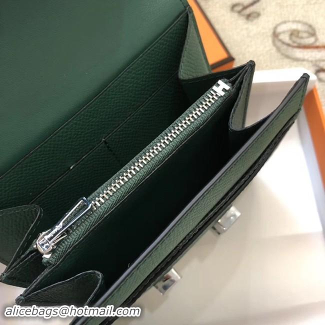 Hot Style Hermes Constance Wallets espom leather H2297 green