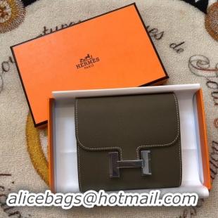 Discount Hermes Constance Wallets espom leather H2297 grey