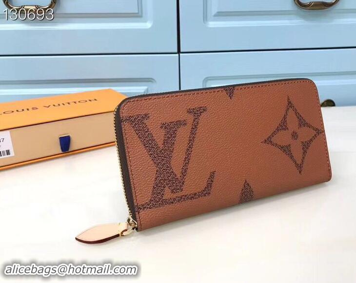 Top Sell Louis Vuitton Original ZIPPY WALLET M60018 Brown