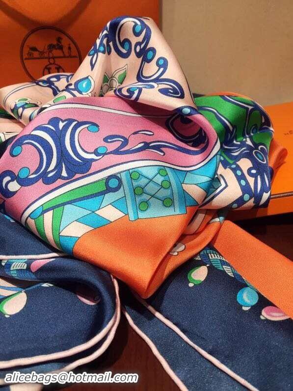 Top Grade Hermes Scarf in silk twill with hand rolled edges H2567