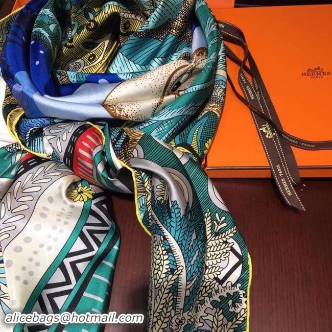 Crafted Hermes Scarf in silk twill with hand rolled edges H2569