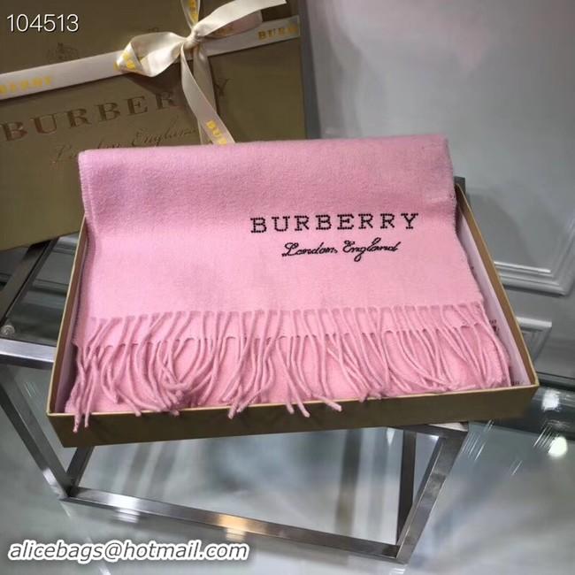 Top Grade Burberry lambswool & cashmere scarf 71156 pink