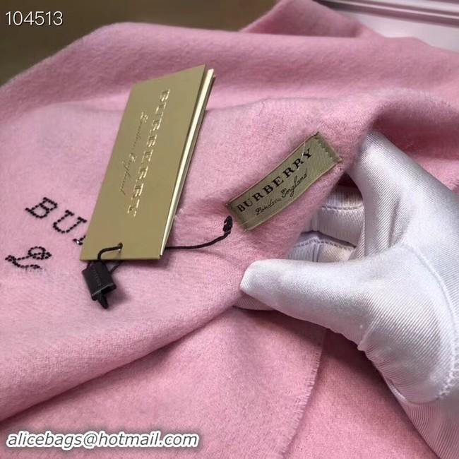 Top Grade Burberry lambswool & cashmere scarf 71156 pink