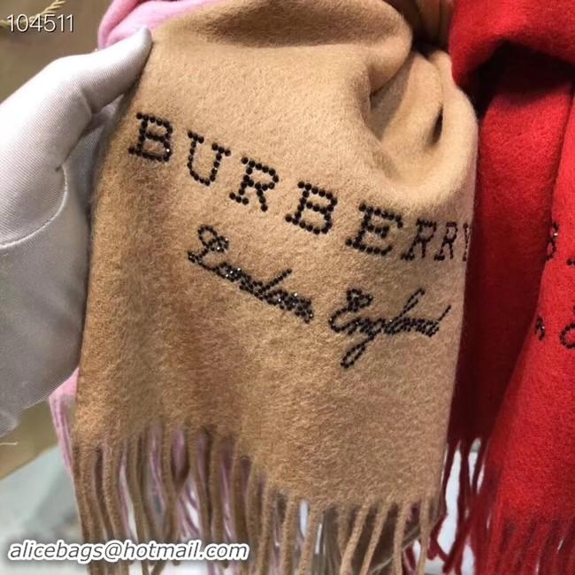 Good Product Burberry lambswool & cashmere scarf 71156 Camel