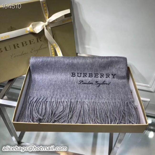 Good Taste Burberry lambswool & cashmere scarf 71156 grey