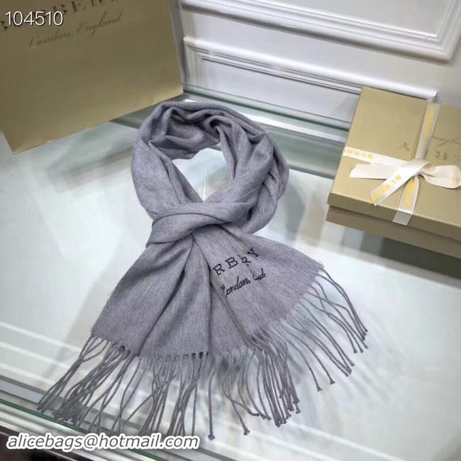 Good Taste Burberry lambswool & cashmere scarf 71156 grey