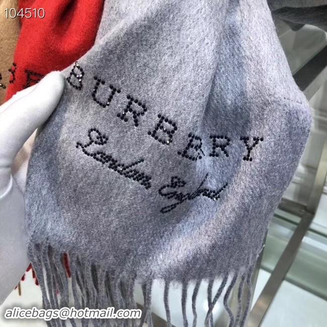 Good Taste Burberry lambswool & cashmere scarf 71156 grey