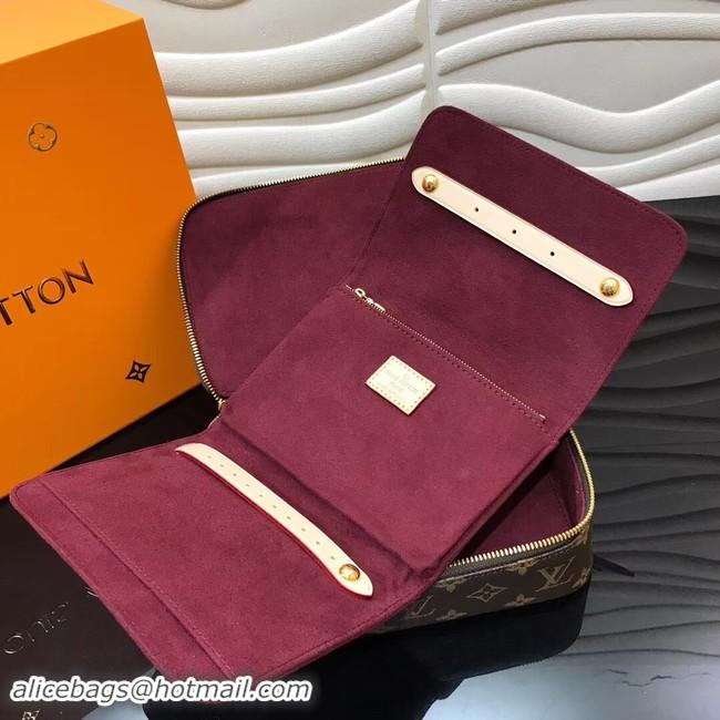 Luxury Louis Vuitton Original NICE JEWELRY CASE M43449 Bordeaux