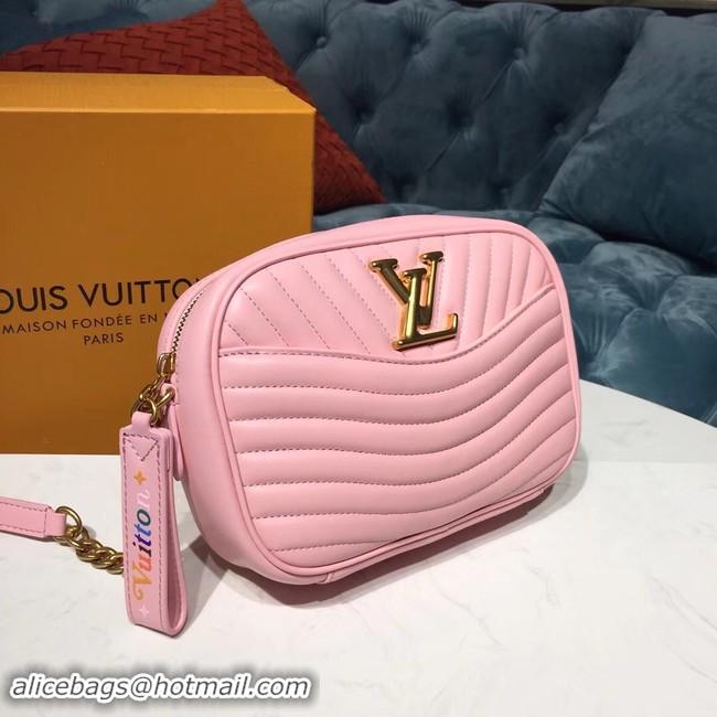 Charming Louis Vuitton Original Leather NEW WAVE Camera Bag M53682 Pink