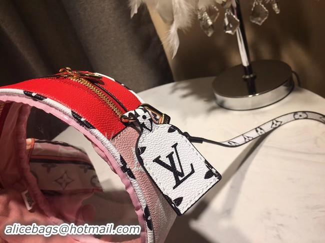 Shop Duplicate Louis vuitton Beach Clutch bag M67602 pink