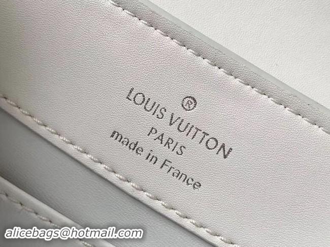 Discount Louis vuitton original crocodile CAPUCINES Mini M93163 cream