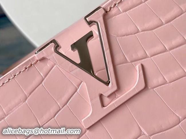 Hot Style Louis vuitton original crocodile CAPUCINES PM M94587 Eau de Rose