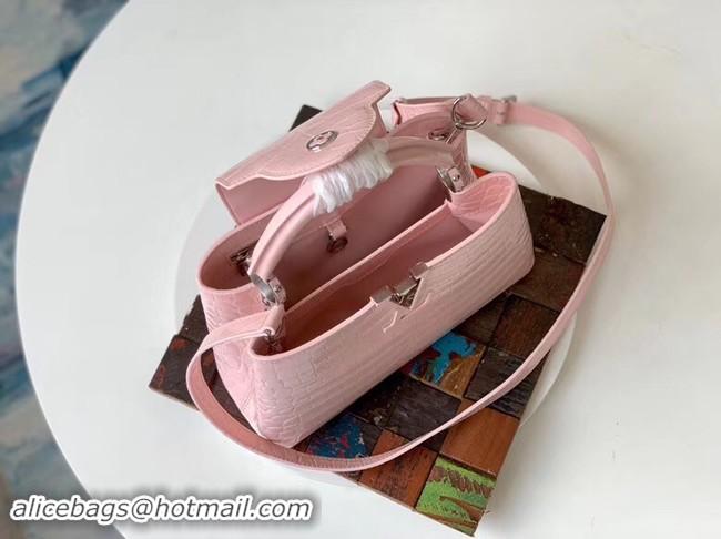 Hot Style Louis vuitton original crocodile CAPUCINES PM M94587 Eau de Rose