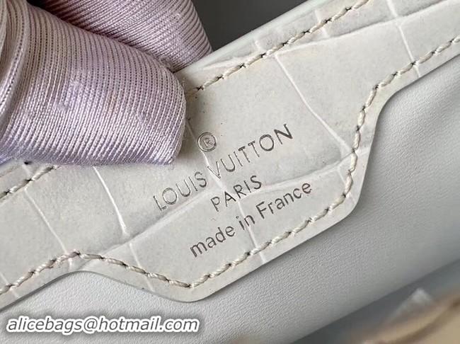 Discount Louis vuitton original crocodile CAPUCINES PM M94587 cream