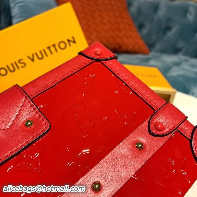 Sumptuous Louis vuitton original PETITE MALLE M54180 red