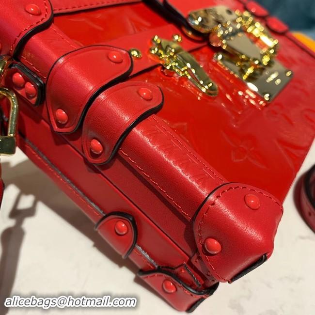 Sumptuous Louis vuitton original PETITE MALLE M54180 red