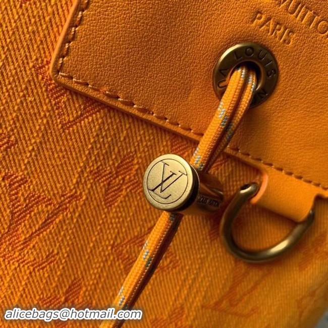 Fashion Louis vuitton original Monogram Denim CHALK M44617 yellow