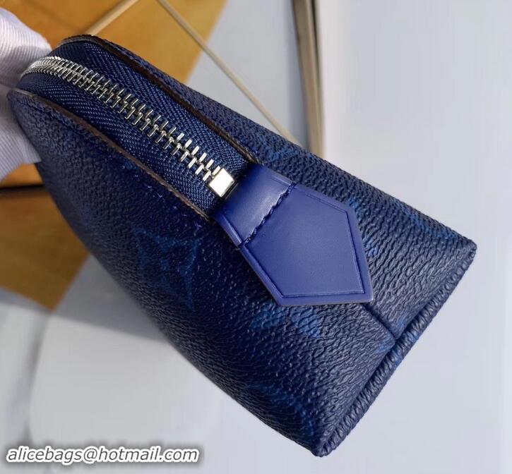 Grade Design Louis Vuitton Cosmetic Pouch PM Bag Monogram N60024 blue