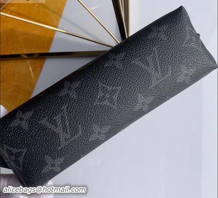 Charming Louis Vuitton Cosmetic Pouch PM Bag Monogram Eclipse Canvas N60024