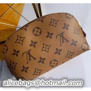 Best Product Louis Vuitton Cosmetic Pouch PM Bag Monogram Reverse Canvas N60024