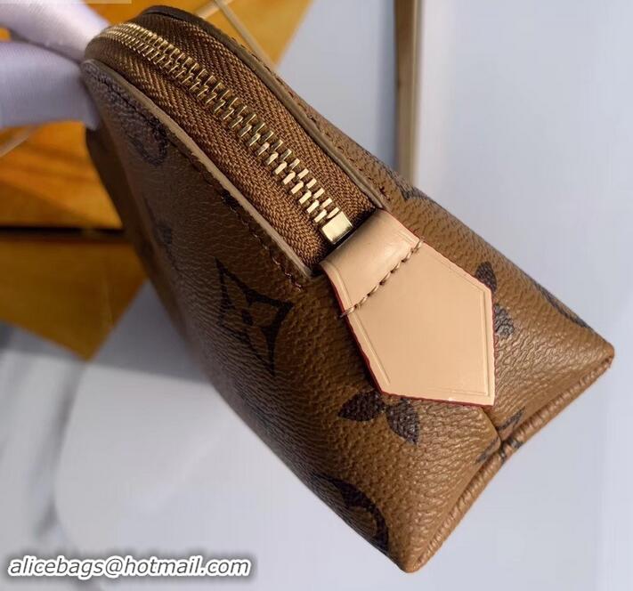 Best Product Louis Vuitton Cosmetic Pouch PM Bag Monogram Reverse Canvas N60024