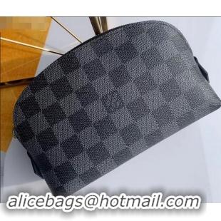 Popular Style Louis Vuitton Cosmetic Pouch PM Bag Damier Graphite Canvas N60024