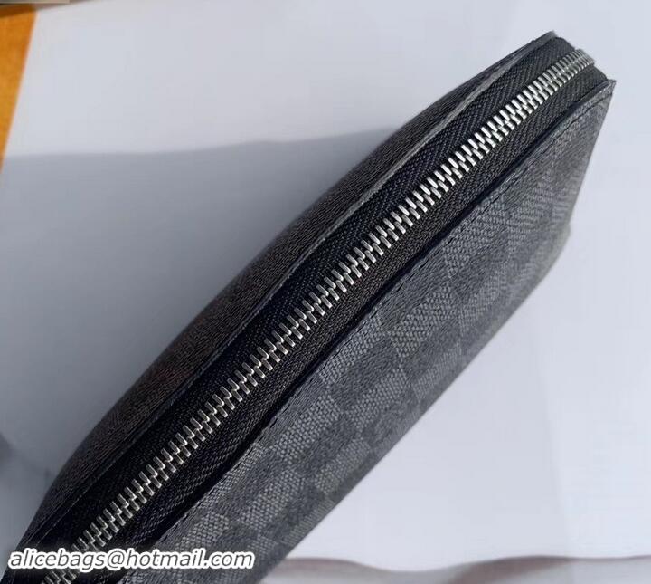 Popular Style Louis Vuitton Cosmetic Pouch PM Bag Damier Graphite Canvas N60024