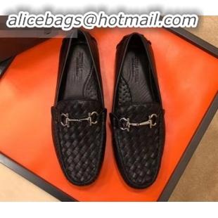 ​Top Design Bottega Veneta Intrecciato Men's Loafers BV8601