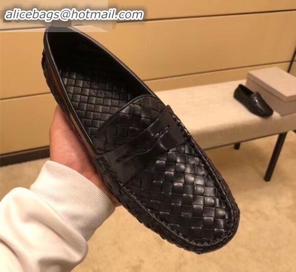 Pretty Style Bottega Veneta Intrecciato Men's Loafers BV8602