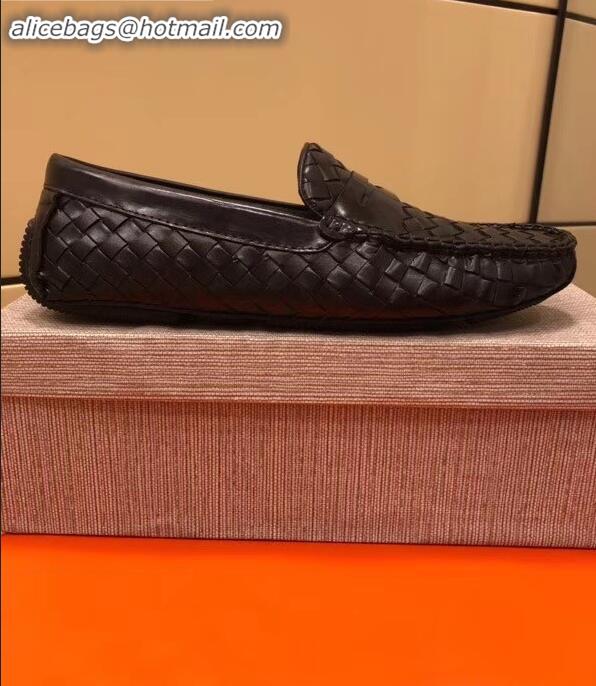 Pretty Style Bottega Veneta Intrecciato Men's Loafers BV8602