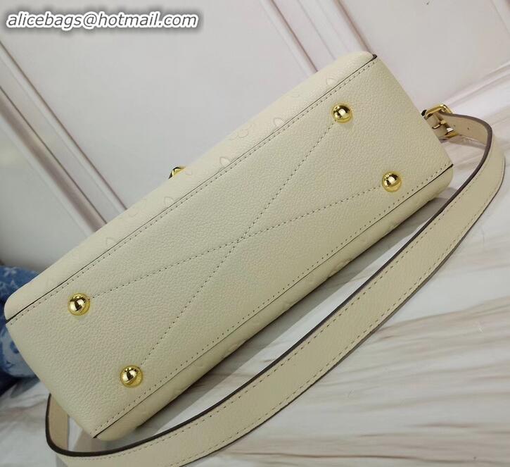 Grade Quality Louis Vuitton Monogram Empreinte Georges BB Bag M53943 Creamy 2019 