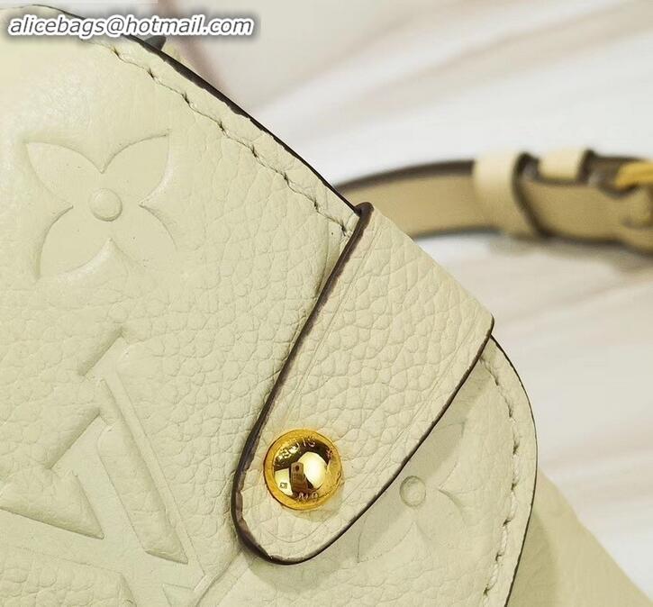 Grade Quality Louis Vuitton Monogram Empreinte Georges BB Bag M53943 Creamy 2019 