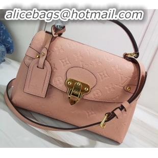 Sumptuous Louis Vuitton Monogram Empreinte Georges BB Bag M53942 Pink 2019