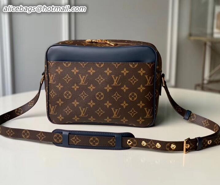 Good Quality Louis Vuitton Monogram Canvas Patchwork Nil Slim Bag M51478 Blue 2019 