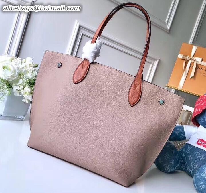 1:1 aaaaa Louis Vuitton Soft Calfskin Lockme Go Tote Bag M52408 Vison 2019