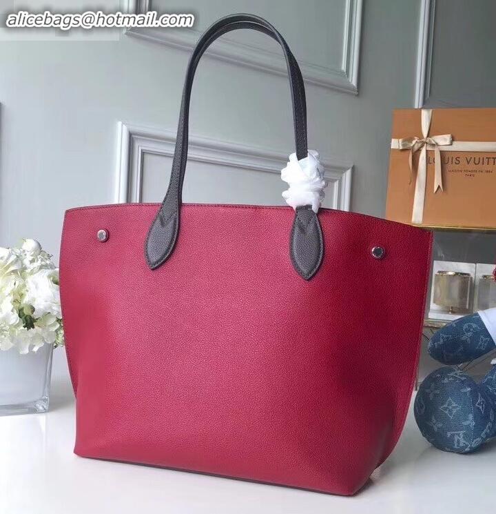 Good Product Louis Vuitton Soft Calfskin Lockme Go Tote Bag M52409 Lie de Vin 2019