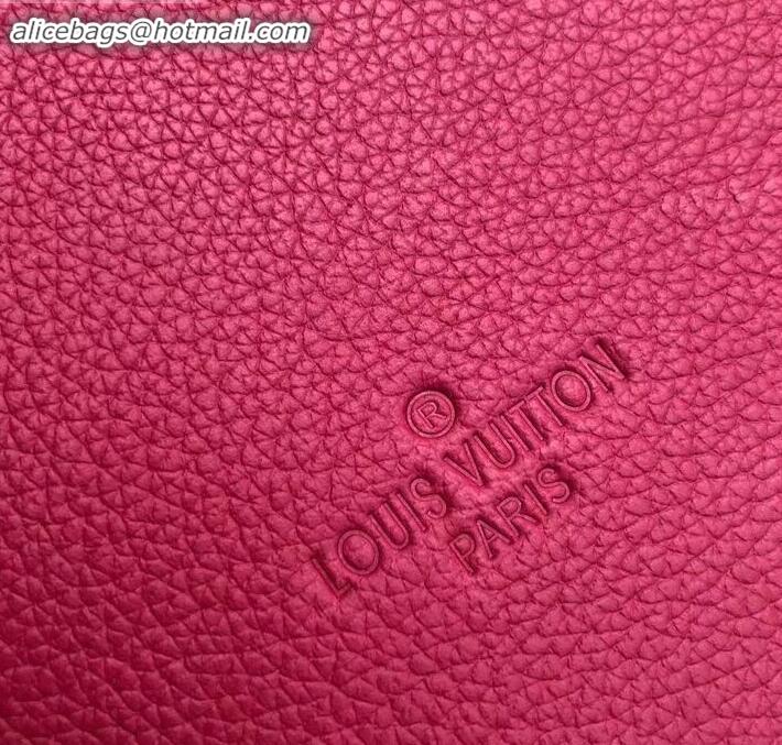 Good Product Louis Vuitton Soft Calfskin Lockme Go Tote Bag M52409 Lie de Vin 2019