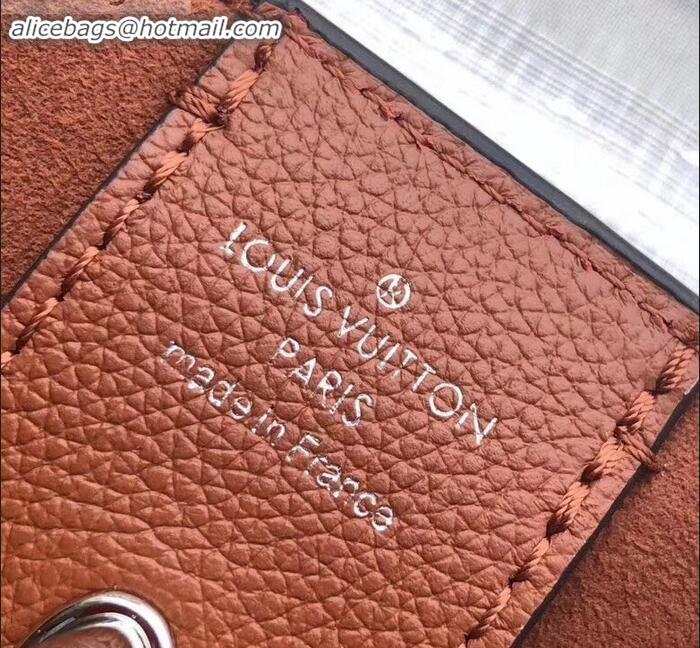 Good Quality Louis Vuitton Soft Calfskin Lockme Go Tote Bag M52617 Caramel 2019