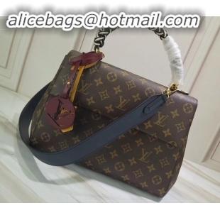 Pretty Style Louis Vuitton Braided Handle Monogram Canvas Cluny MM Bag M44669 2019