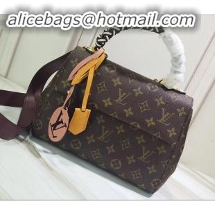 Sophisticated Louis Vuitton Braided Handle Monogram Canvas Cluny BB Bag M43982 2019 