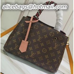 Classic Hot Louis Vuitton Braided Handle Monogram Canvas Montaigne BB Bag M44671 2019